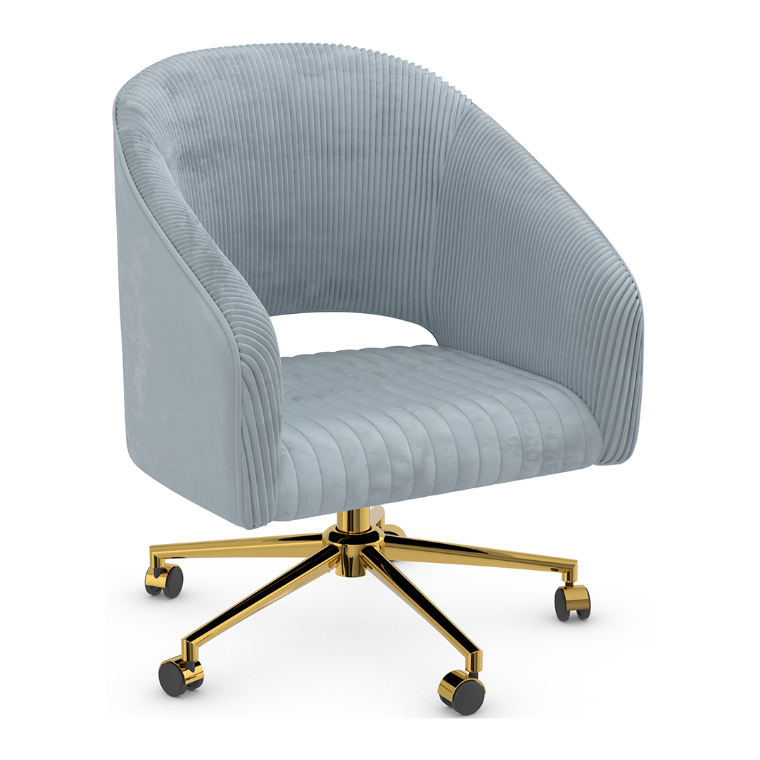 Velvet Home And Office Chair - Coburn