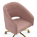 Velvet Home And Office Chair - Coburn
