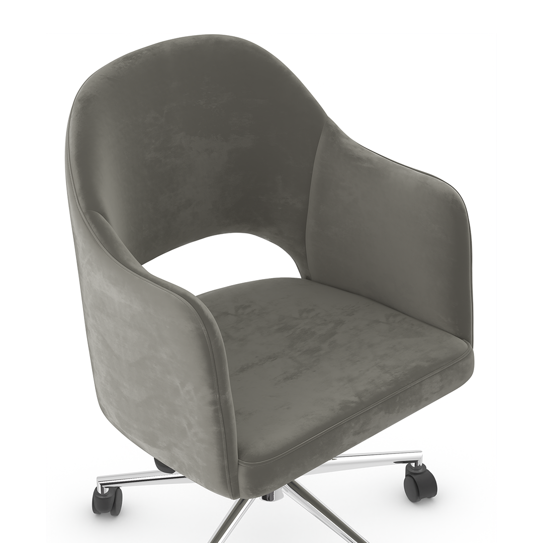 Velvet Home And Office Chair - Ormsby