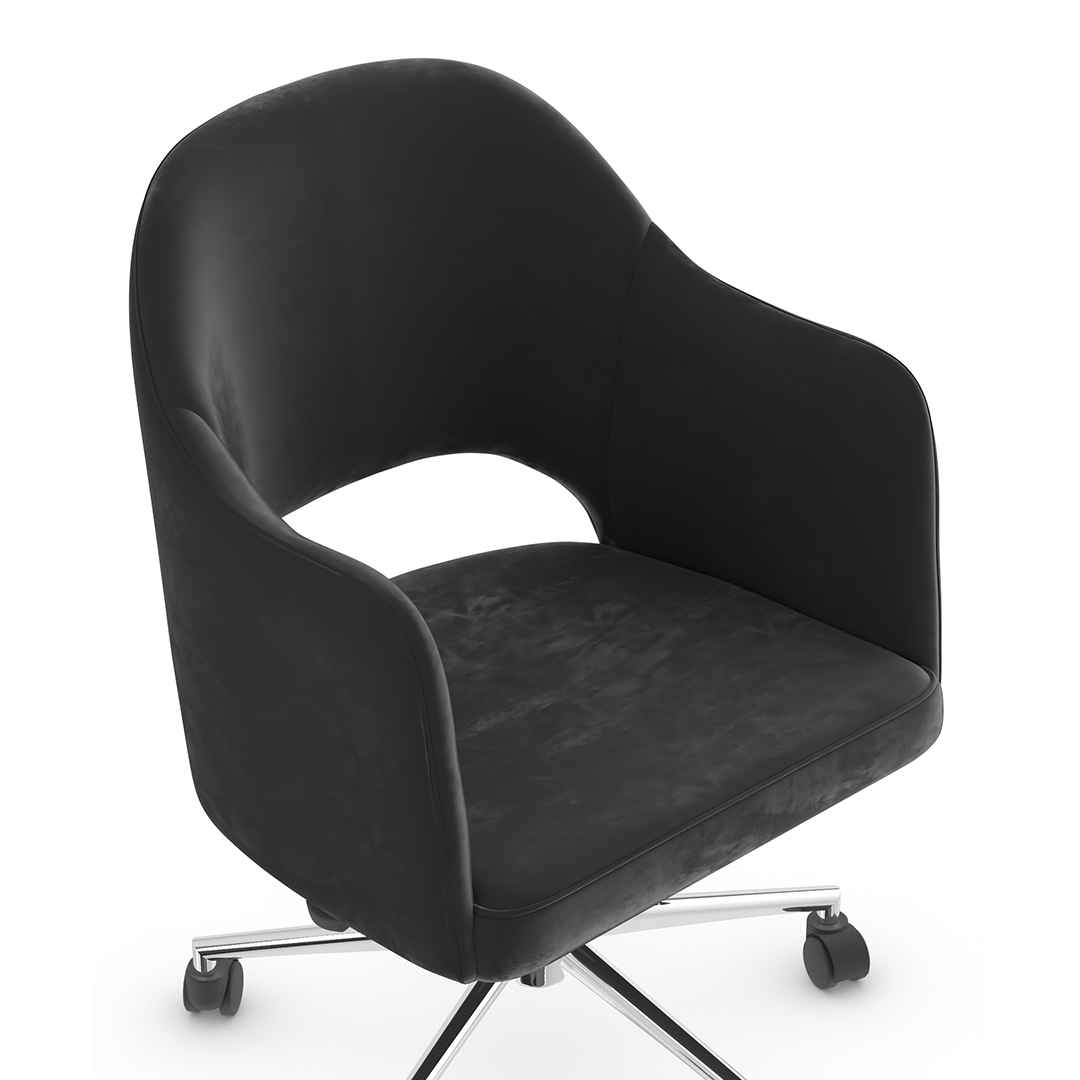 Velvet Home And Office Chair - Ormsby