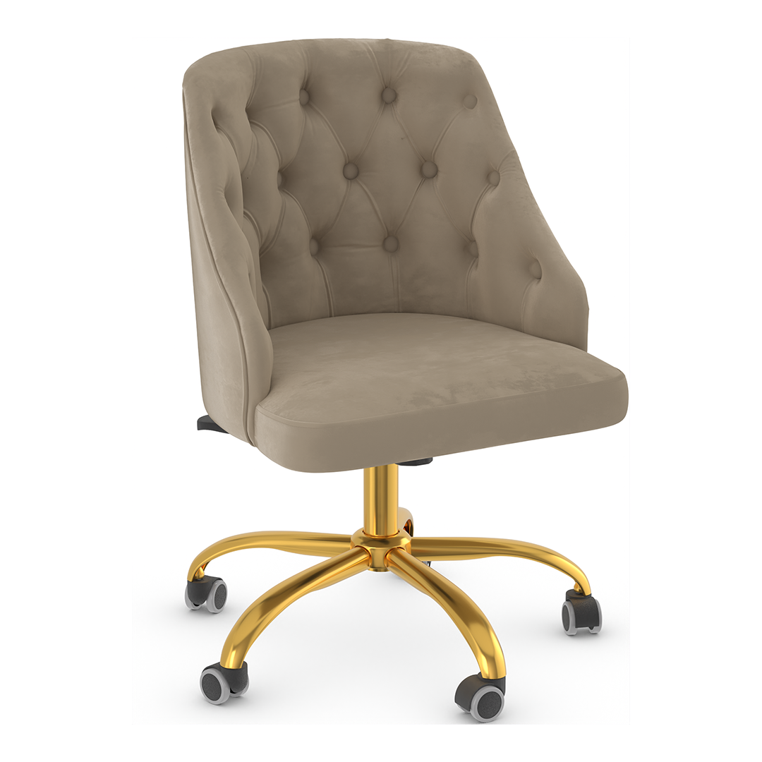 Velvet Home And Office Chair - Redcliffe
