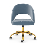 Velvet Home And Office Chair - Sandley