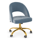 Velvet Home And Office Chair - Sandley