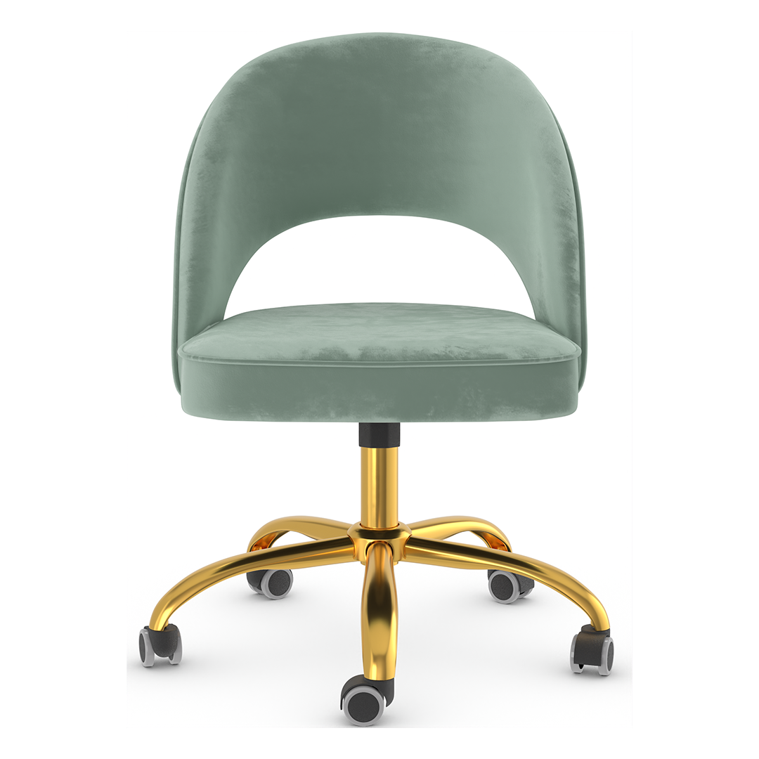 Velvet Home And Office Chair - Sandley