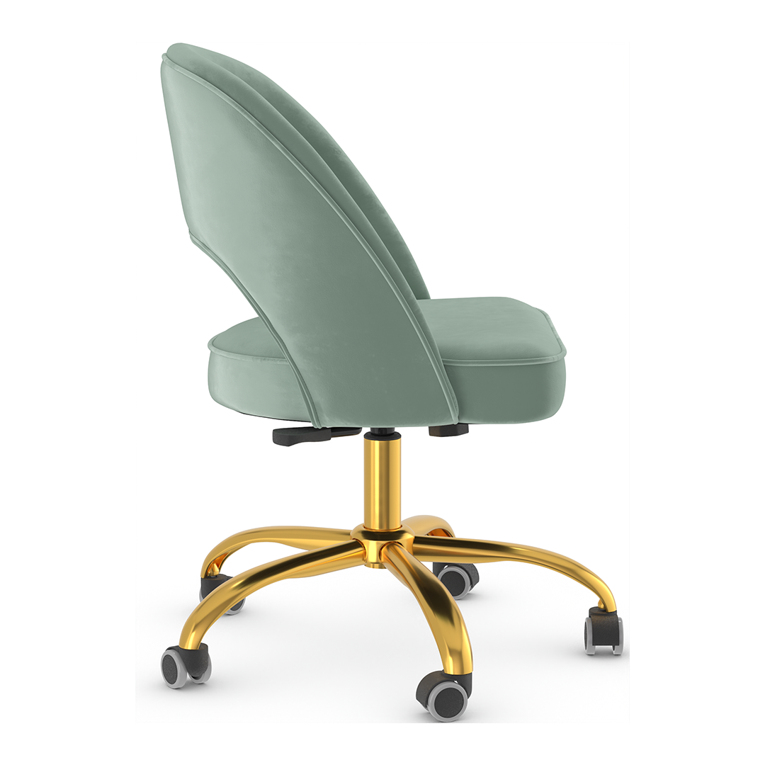 Velvet Home And Office Chair - Sandley