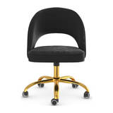 Velvet Home And Office Chair - Sandley