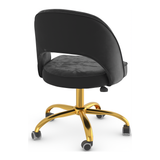 Velvet Home And Office Chair - Sandley