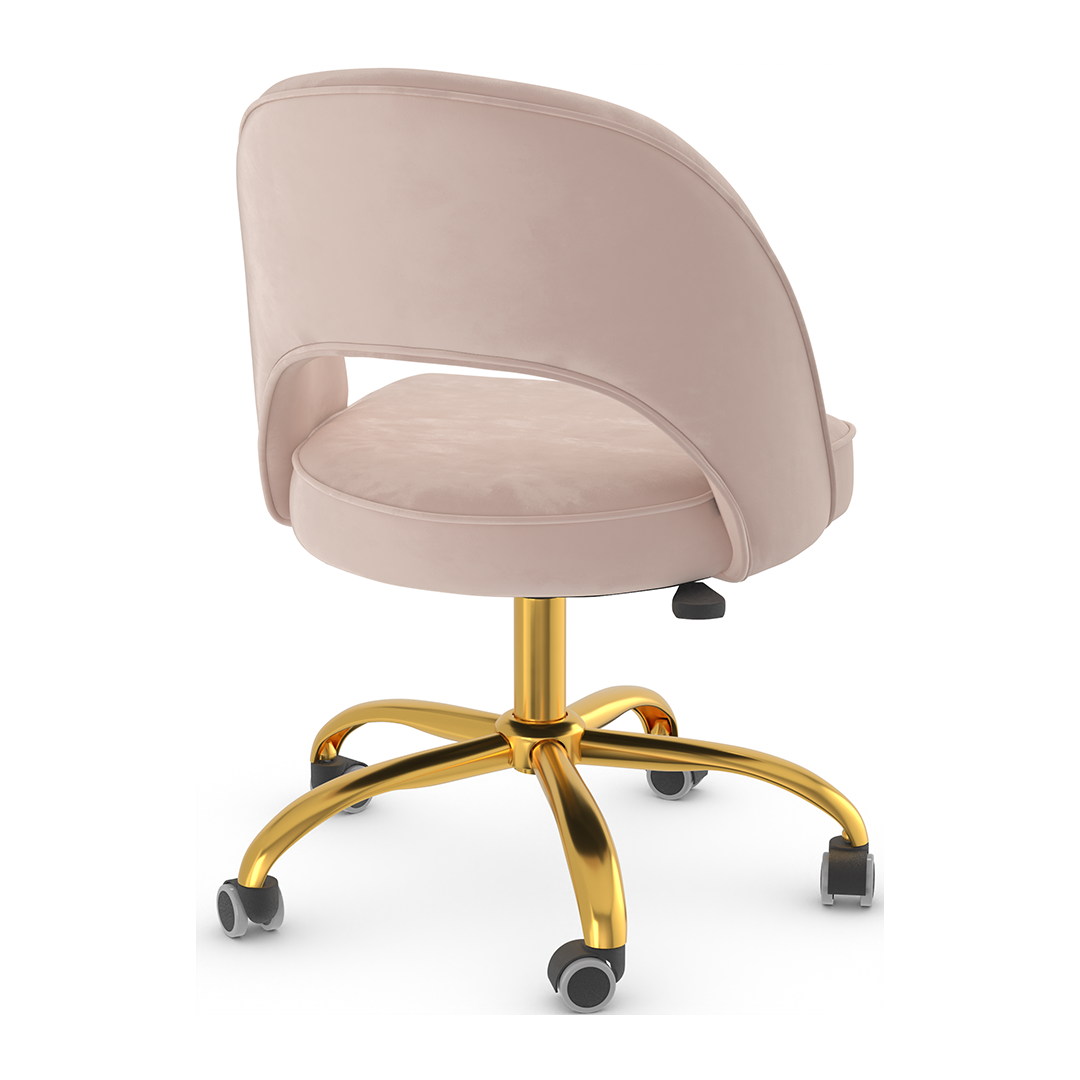 Velvet Home And Office Chair - Sandley