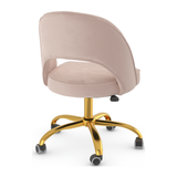 Velvet Home And Office Chair - Sandley