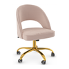 Velvet Home And Office Chair - Sandley