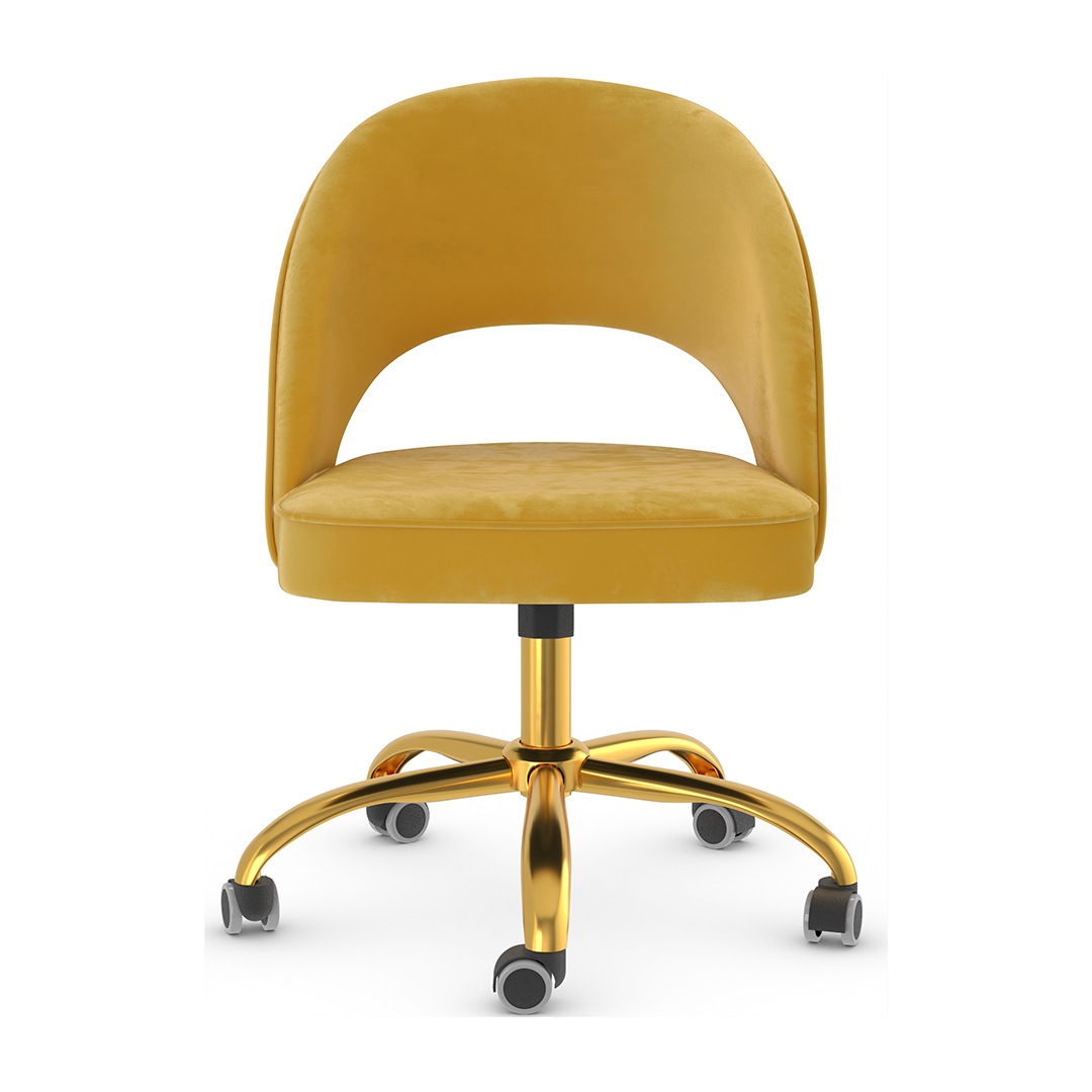 Velvet Home And Office Chair - Sandley