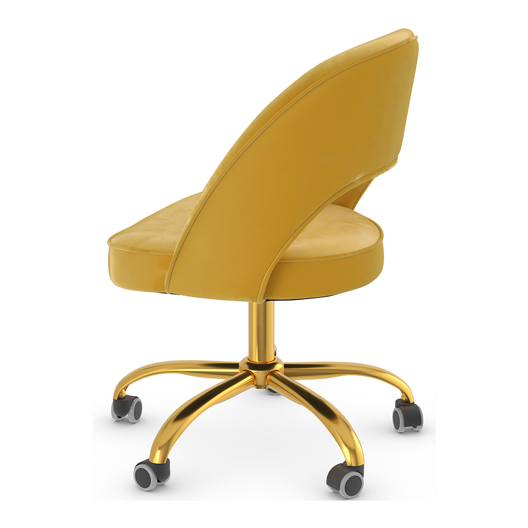 Velvet Home And Office Chair - Sandley