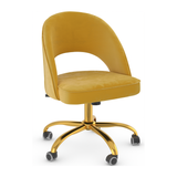 Velvet Home And Office Chair - Sandley