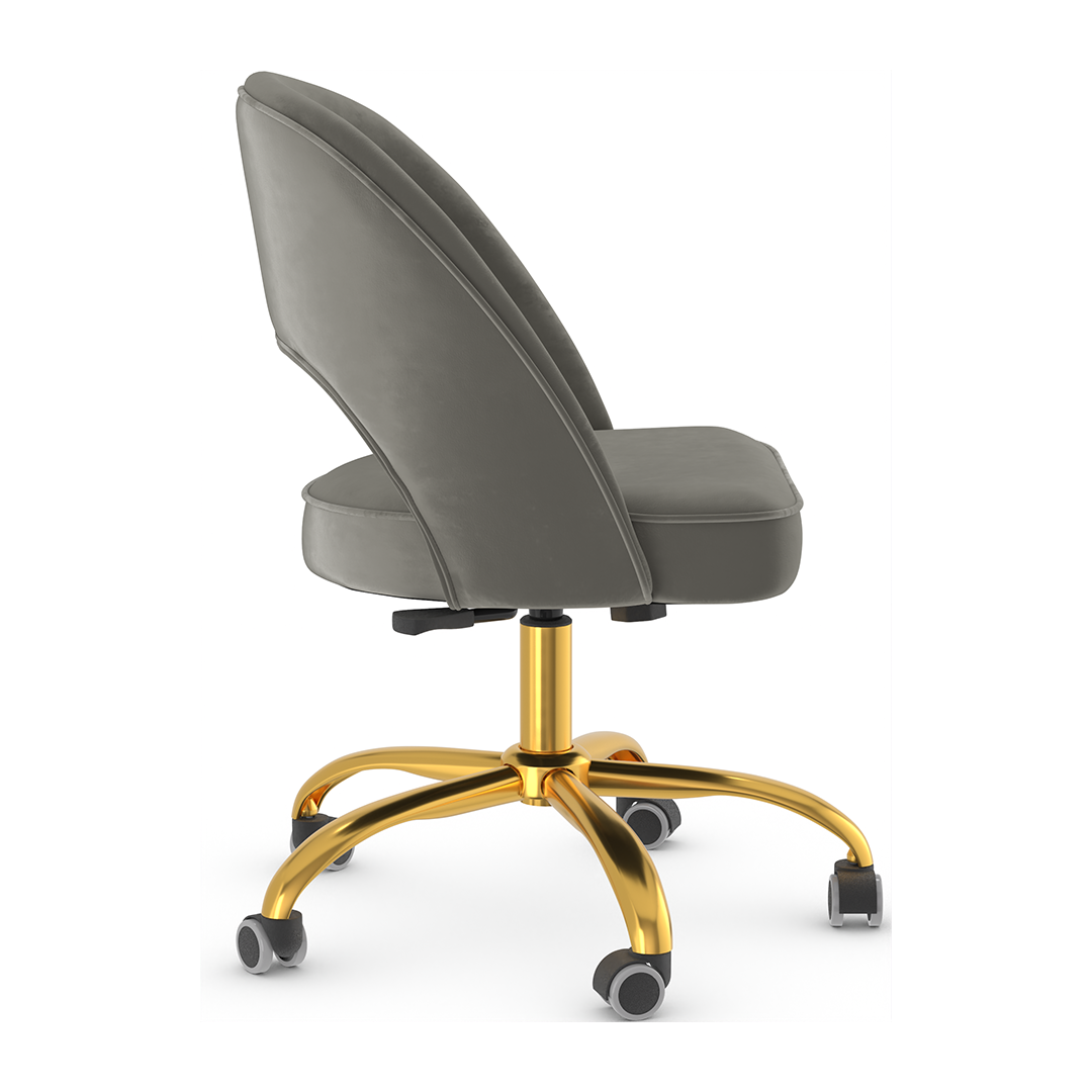 Velvet Home And Office Chair - Sandley