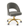 Velvet Home And Office Chair - Sandley