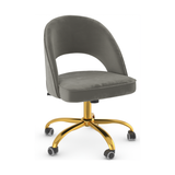 Velvet Home And Office Chair - Sandley