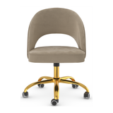 Velvet Home And Office Chair - Sandley
