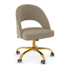 Velvet Home And Office Chair - Sandley