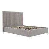 Velvet King Size Bed - Berkeley