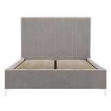 Velvet King Size Bed - Berkeley