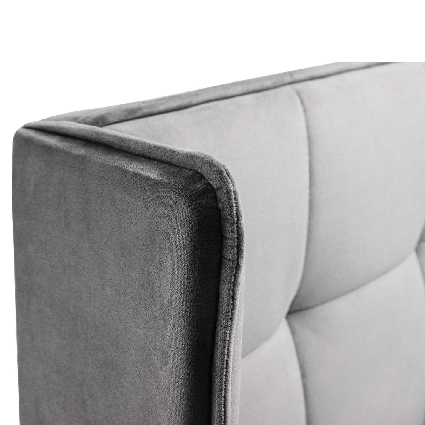 Velvet King Size Bed - Gatsby