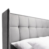 Velvet King Size Bed - Gatsby