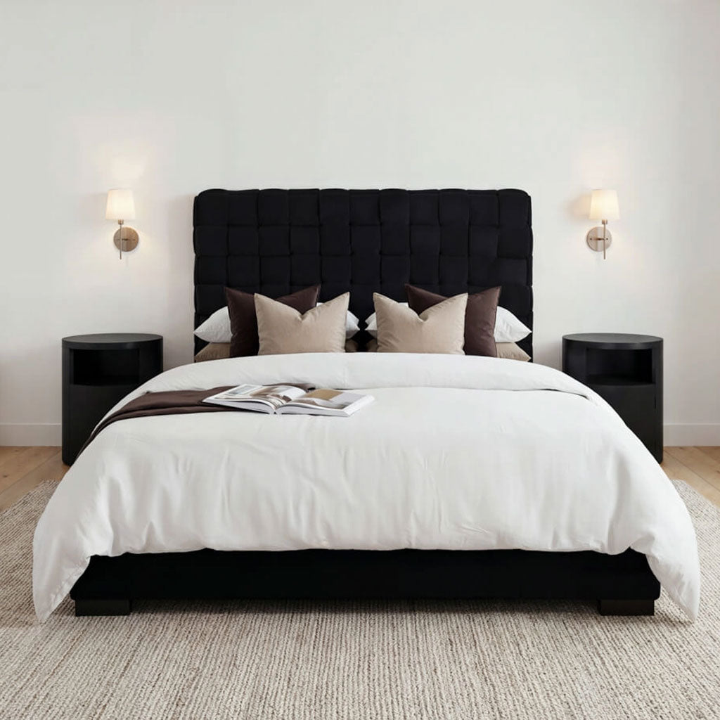 Velvet King Size Bed - Pasadena