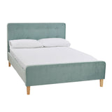 Velvet King Size Bed - Pierre