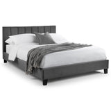 Velvet King Size Bed - Rosa