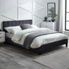 Velvet King Size Bed - Rosa