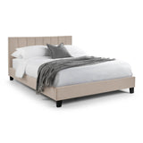 Velvet King Size Bed - Rosa