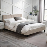 Velvet King Size Bed - Rosa