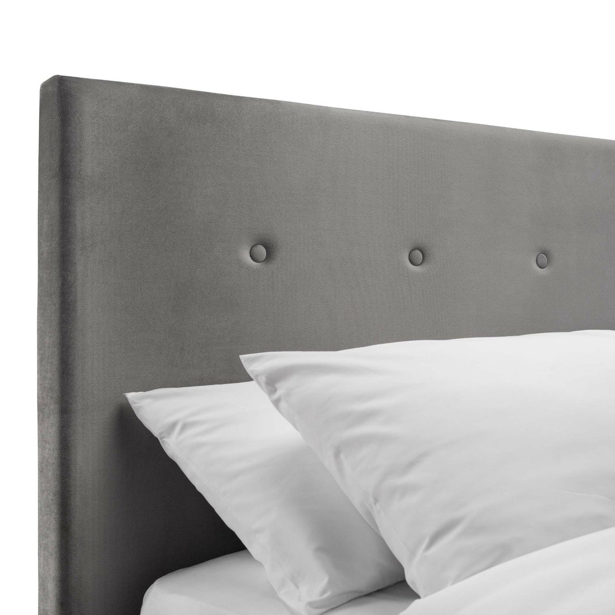 Velvet King Size Bed - Shoreditch