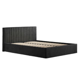 Velvet King Size Ottoman Storage Bed - Berlin