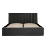 Velvet King Size Ottoman Storage Bed - Berlin