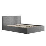 Velvet King Size Ottoman Storage Bed - Berlin