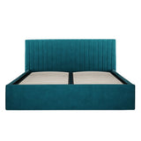 Velvet King Size Ottoman Storage Bed - Berlin