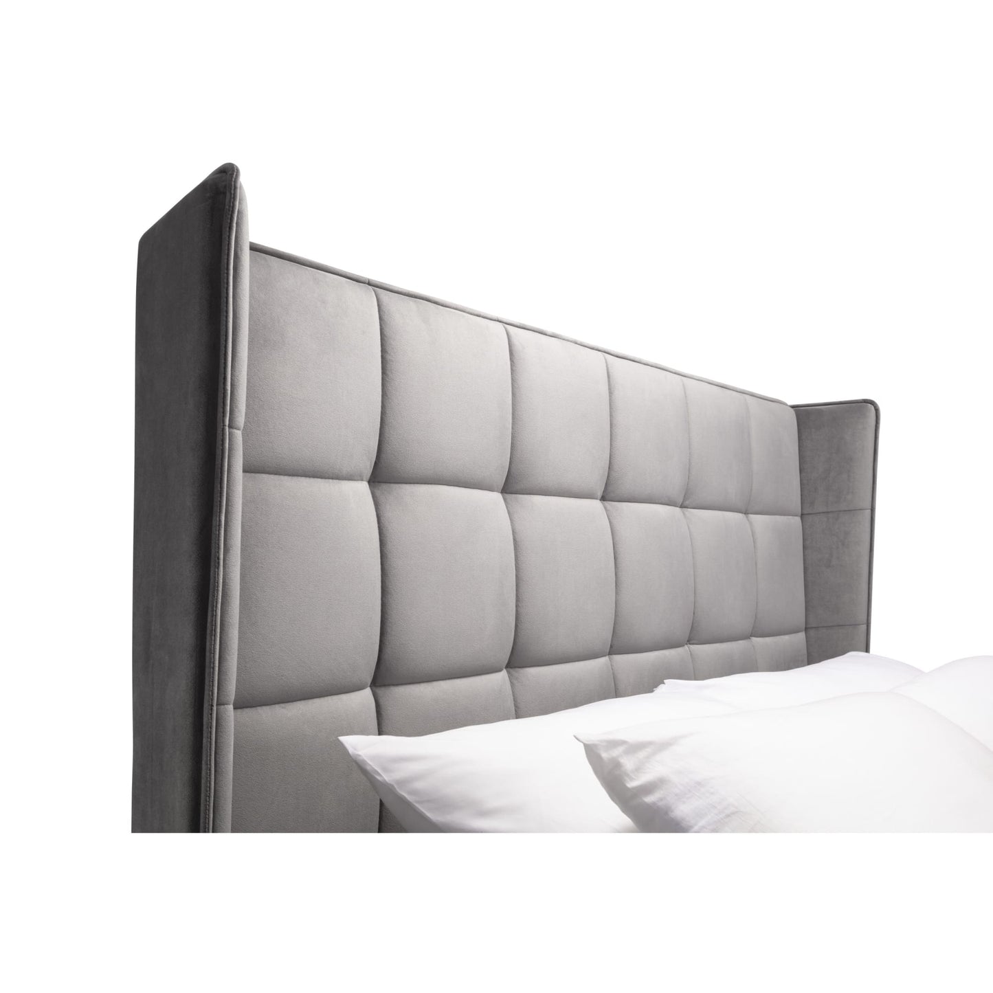 Velvet King Size Ottoman Storage Bed - Gatsby