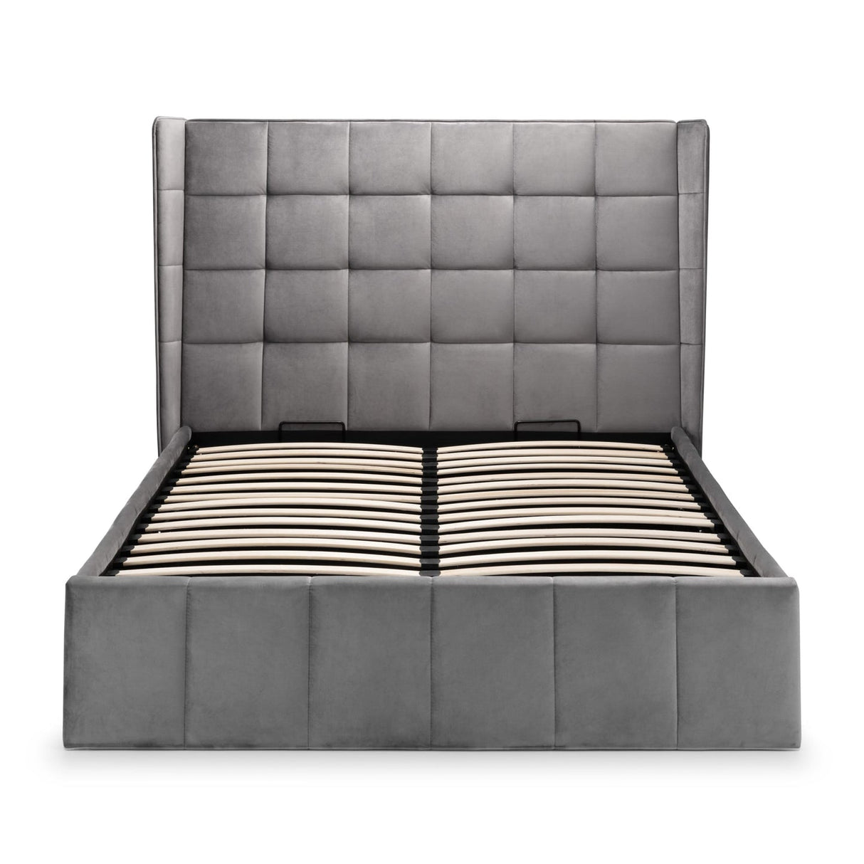 Velvet King Size Ottoman Storage Bed - Gatsby