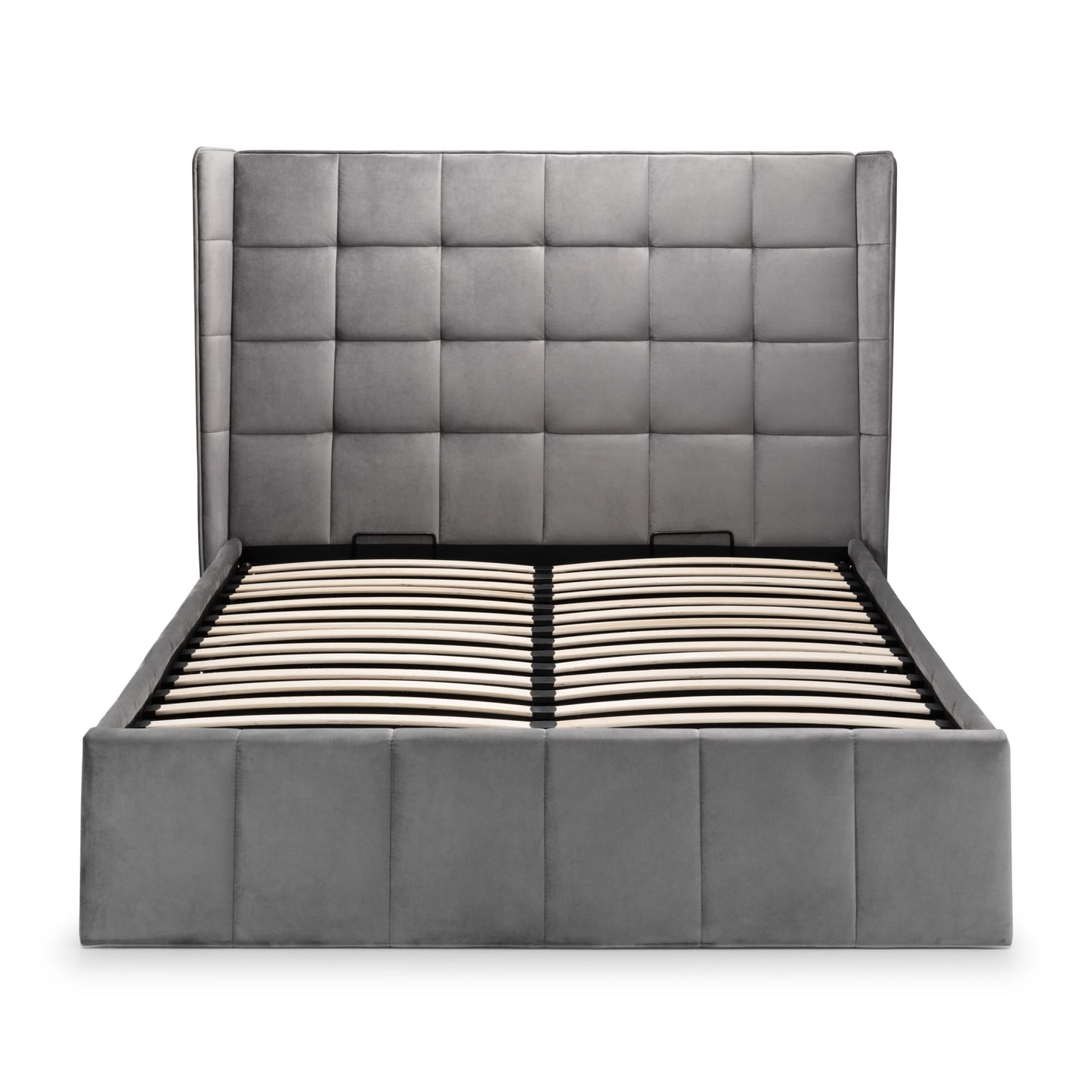 Velvet King Size Ottoman Storage Bed - Gatsby