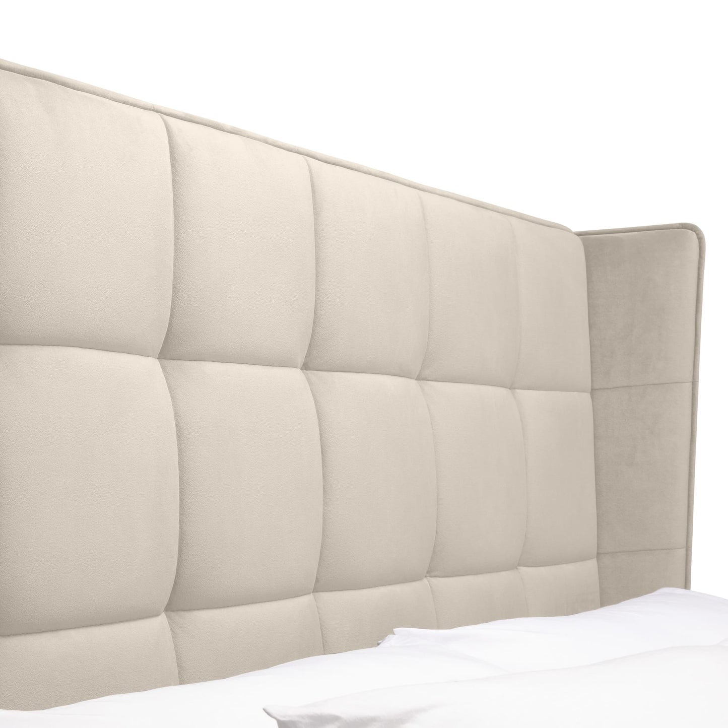 Velvet King Size Ottoman Storage Bed - Gatsby