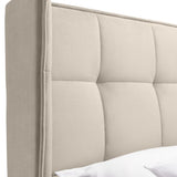 Velvet King Size Ottoman Storage Bed - Gatsby