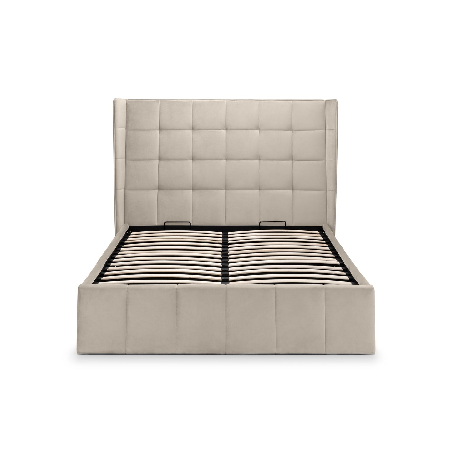 Velvet King Size Ottoman Storage Bed - Gatsby