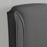 Velvet Ottoman Storage Double Bed - Aurora