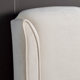 Velvet Ottoman Storage Double Bed - Aurora