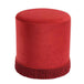 Velvet Pouffe Round - Santos