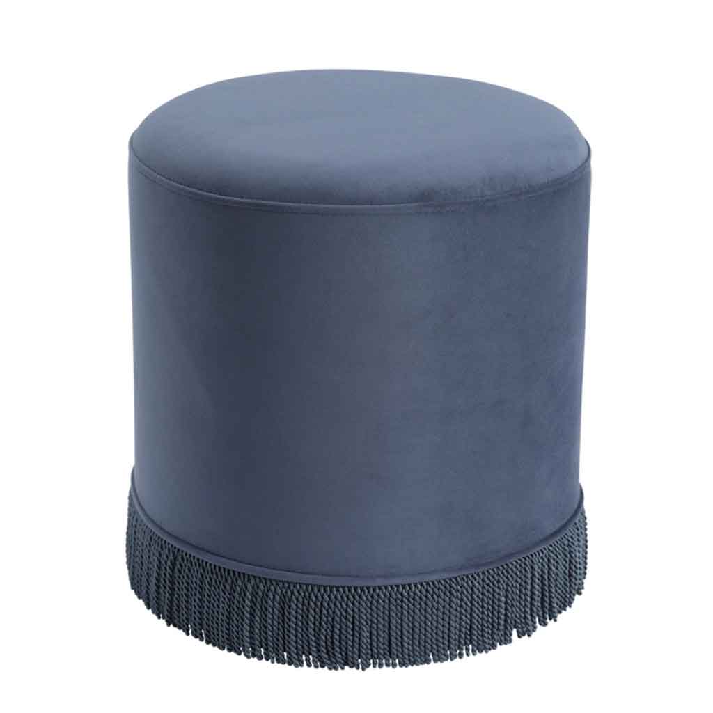 Velvet Pouffe Round - Santos