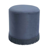 Velvet Pouffe Round - Santos