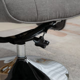 Velvet Recliner Chair 69cm Wide With Footstool - Velmora