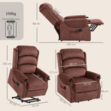 Velvet Recliner Chair 79cm Wide With Footrest - Velmora